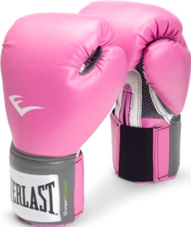 Everlast 1200028 Pro Style Womens 12 oz Training Gloves, Pink; Premium synthetic leather along with superior construction increases durability; Full mesh palm ensures breathability and comfort; Anti-microbial treatment fights offensive odors and bacterial growth; Improved curved anatomical grip and fit; Ideal for sparring, heavy bag workouts, and mitt work; UPC 009283574970 (12-00028 120-0028 1200-028 12000-28)