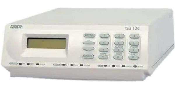 Adtran 1202129L2 Model TSU 120 Integrated Access Device/ T1 Multiplexer, Modular, full-featured T1/FT1 DSU/CSU, Synchronous V.35 DTE interface and DSX-1 PBX port, Single expansion slot supports up to four additional interfaces, Two DS0 configuration maps provisioned to switch at predetermined times, UPC 607565003417 (120-2129L2 120212-9L2 TSU120 TSU-120)