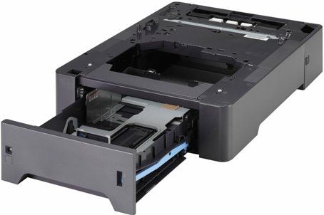 Kyocera 1203NA2US0 Model PF-520 Paper Feeder for use with Kyocera FS-C2026MFP, FS-C2126MFP, FS-C2526MFP, FS-C2626MFP, FS-C5150DN, P6021cdn, P6026cdn, M6526cdn, M6526cidn and FS-C5250DN Printers; 500 Sheets Paper Capacity; Paper Weight 16 - 90 lb Index; Size 15.4