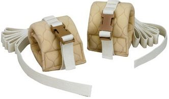 Mabis 12042 Heelbo INCH Limb Holder, 11-1/2 x 3, Small/Regular, 6 Pair/Box, Soft, quilted material is cool and comfortable, Knotless clasps are simple to use and allow fast and easy access to patient, Large enough to accomodate armboards, Rx only, Straps adjust to: 60