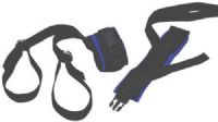 Mabis 12073 Quick release buckle provides easy patient access, Color coded neoprene helps easily identify proper restraint in an emergency, Two straps secure easily to bed frame through double D-rings, Intended for use with ER Ankle Restraint, 12076, Rx only, Wrist - each strap adjusts to 16" length, Machine washable (12073) 
