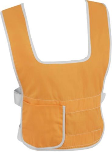 Mabis 12086 Heelbo Restraint Poncho, Small, Yellow, 6/Box, Guards against slumping or sliding forward for patients in beds or wheelchairs, Each strap with durable lock jaw buckle adjusts to 52