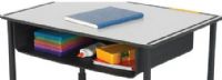Safco 1212BL AlphaBetter Book Box, Black, For use with AlphaBetter Desk, Dimensions 22"w x 15"d x 4 3/4"h (1212BL 1212-BL 1212B 1212 BL) 