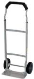 Cosco 12135PBL1E 300 lb Steel Hand Truck; Strong, tubular steel frame. 14" x 5" gusseted steel toe plate for added strength. 300 lb. load capacity; Comfort designed polypro hand grips; Height: 40.94", Width: 16.14", Depth: 12", Net Weight: 9 lbs; UPC 044681121173 (12135PBL1E 12135PBL1E) 