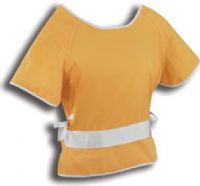 Mabis 12140 Heelbo Restraint ICU Blazer, Small, Yellow, 6/Box, Jacket may be crisscrossed in back for rolling patient, 2" webbed waist belt helps prevent abdominal abrasions, Double fabric backing and hook and loop closures, Each strap with durable lcok jaw buckle adjusts to: 60" in length, Rx only, Machine washable (12140) 