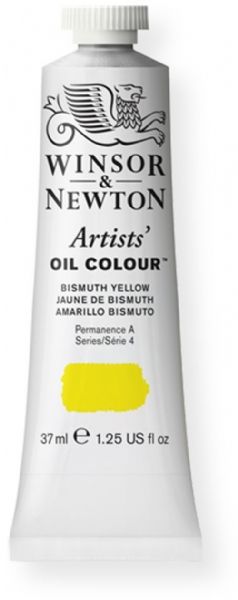 Winsor and Newton 1214025 Artist Oil Colour, 37 ml Bismuth Yellow Color; Unmatched for its purity, quality, and reliability; Every color is individually formulated to enhance each pigment's natural characteristics and ensure stability of color; UPC 094376940251 (1214025 WN-1214025 WN1214025 WN1-214025 WN12140-25 OIL-1214025) 