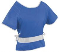 Mabis 12141 Heelbo Restraint ICU Blazer, Medium, Blue, 6/Box, Jacket may be crisscrossed in back for rolling patient, 2" webbed waist belt helps prevent abdominal abrasions, Double fabric backing and hook and loop closures, Each strap with durable lcok jaw buckle adjusts to: 60" in length, Rx only, Machine washable (12141) 