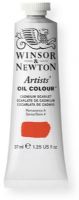 Winsor and Newton 1214106 Artist Oil Colour, 37 ml Cadmium Scarlet Color; Unmatched for its purity, quality, and reliability; Every color is individually formulated to enhance each pigment's natural characteristics and ensure stability of color; UPC 000050904105 (1214106 WN-1214106 WN1214106 WN1-214106 WN12141-06 OIL-1214106) 