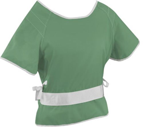 Mabis 12142 Heelbo Restraint ICU Blazer, Large, Green, 6/Box, Jacket may be crisscrossed in back for rolling patient, 2