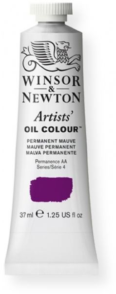 Winsor and Newton 1214491 Artist Oil Colour, 37 ml Permanent Mauve Color; Unmatched for its purity, quality, and reliability; Every color is individually formulated to enhance each pigment's natural characteristics and ensure stability of color; UPC 000050904679 (1214491 WN-1214491 WN1214491 WN1-214491 WN12144-91 OIL-1214491) 