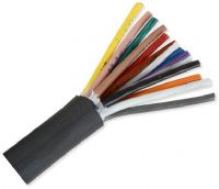 Belden 1220B B591000 12-Pair, 22AWG, Audio Snake Cable; Black or Matte; 12 stranded copper pairs; Datalene insulation; Individually shielded with Beldfoil bonded to numbered color-coded PVC jackets so both strip simulteaneously; UPC 612825109082 (BTX 1220BB591000 1220B B591000 1220B-B591000) 