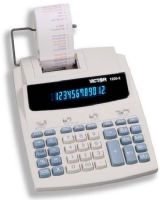Victor 1225-2 Color Printing Calculator, 12 Digit Capacity, Cost, Sell, Margin Key, Time-Date Feature, Tax Keys, Delta Percent Change (12252 1225 2) 