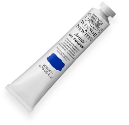 Winsor and Newton 1237263 Artist Oil Colour, 200 ml French Ultramarine Color; Unmatched for its purity, quality, and reliability; Every color is individually formulated to enhance each pigment's natural characteristics and ensure stability of color; UPC 094376985603 (1237263 WN-1237263 WN1237263 WN1-23763 WN12372-63 OIL-1237263) 