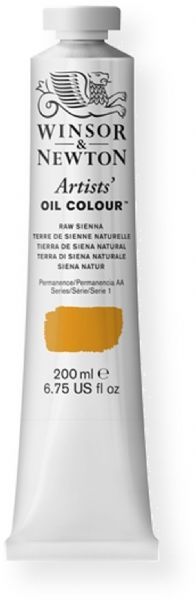 Winsor and Newton 1237552 Artist Oil Colour, 200 ml Raw Sienna Color; Unmatched for its purity, quality, and reliability; Every color is individually formulated to enhance each pigment's natural characteristics and ensure stability of color; UPC 094376985726 (1237552 WN-1237552 WN1237552 WN1-237552 WN12375-52 OIL-1237552)