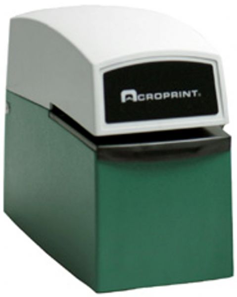 Acroprint 125504 model ET 01-5000-01 bundled with Spanish Month option 37-0125-002, Time & Date Document Control Stamp (01500001 370125002)