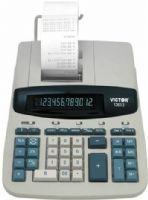 Victor 1260-3 Two-Color Printing Calculator, commercial ribbon printer, printing in red and black, Display Digits 2, Digit Size 12mm, Tax Function 2 keys, Memory 4 Key, UPC 014751126032 (VIC12603 12603 1260) 