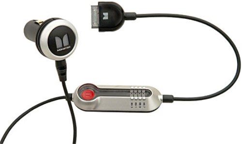Monster Cable 126133 Model A IP FM-CH Monster iCarPlay Wireless - FM Transmitter for iPods with Dock Connection (126133 126-133 AIPFMCH AIP-FMCH AIPFM-CH AIP FMCH)