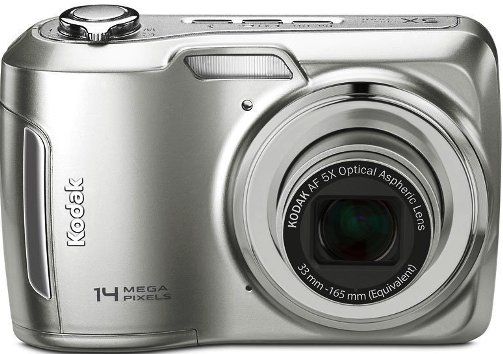 Kodak 1264829 Easyshare C195 Digital Camera, Silver Enclosure Color, 14.0 Megapixel Sensor Resolution, CCD Optical Sensor Type, 14,500,000 pixels Total Pixels, Resolution pixels 14,000,000 Effective Sensor, 1/2.3