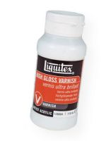 Liquitex 126604 High Gloss Varnish 4 oz; Low viscosity, fluid; Translucent when wet, clear when dry; 100% acrylic polymer varnish; Water soluble when wet; Good chemical and water resistance; Dry to a non-tacky, hard, flexible surface that is resistant to dirt retention; Resists discoloring due to humidity, heat and ultraviolet light; Depending upon substrate, allows moisture to pass through; Not for use over oil paint; UPC 094376926071 (LIQUITEX126604 LIQUITEX-126604 LIQUITEX/126604 ARTWORK) 
