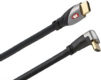 Monster 128031 model MC 1000HD-2M RT Ultra-High Speed Right Angle HDTV HDMI Cable, 1 x 19 pin HDMI Type A - male Left Connectors, 1 x 19 pin HDMI Type A - male Right Connectors, HDMI Interface Supported, 6.6 ft Length, Ultimate 1080p Full HD picture and sound from the largest HDTVs, advanced projectors, and digital AV sources, Delivers up to 7.1 lossless digital surround sound for the ultimate movie, music, and game experience (128031 12-8031 12 803 1MC 1000HD 2M RT MC1000HD2MRT) 