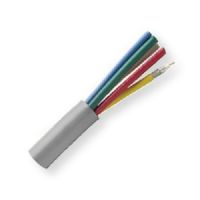 BELDEN1280P008500, Model 1280P, 25 AWG, 6-Coax, RGB Video, Mini Hi-Resolution Cable; Gray; Plenum-Rated; 6 25 AWG tinned copper conductors; FPFA insulation; Duobond foil Tape and Tinned copper interlocked serve shield; Inner PVDF jackets, PVC jacket; UPC 612825110453 (BELDEN1280P008500 TRANSMISSION CONNECTIVITY IMAGE WIRE) 