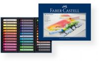 Faber Castell 128336 Full Length Soft Pastel 36 Color Set; 36 Color assorted set; Soft pastel crayons have extremely intense colors, a silky smooth flow of color, and are very easy to mix and blend; The brilliant, vivid results achieved make them ideal for amateur artists, school art lessons and creative handicraft enthusiasts; EAN 4005401283362 (128336 FC128336 FC-128336 FABERCASTELL-128336 FABER-CASTELL128336 FABER-CASTELL-128336) 