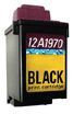 Lexmark 12A1970 Black Inkjet Print Cartridge, For use with Lexmark 3200, 5000, 5700, 5770, 7000, 7200, 7200V Optra Color 40 45 45n X125 X4250 X4270 X63 X73 X83 X85 Z11 Z31 Z42 Z43 Z45 Z45se Z51 Z52 Z53 Z54 Z54se and Z82, New Genuine Original OEM Lexmark Brand, UPC 734646120623 (12A1970) 