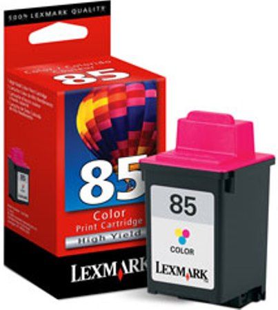 Lexmark 12A1985 High Yield #85 Color Print Cartridge For use with Lexmark 3200, 5000, 5700, 5770, 7000, 7200, 7200V, Optra Color 40, Optra Color 45, Optra Color 45n, Z11 and Z31 Printers; New Genuine Original OEM Lexmark Brand, UPC 734646220361 (12A-1985 12-A1985 12A 1985 12A1-985)