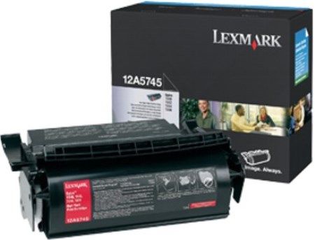 Premium Imaging Products US_12A5745 Black High Yield Toner Cartridge Compatible Lexmark 12A5745 For use with Lexmark Optra T610, T610n, T614, T614nl, T614n, T616, T616n and T612 Printers, Average Yield Up to 25000 pages @ approximately 5% coverage (US12A5745 US-12A5745 US 12A5745)