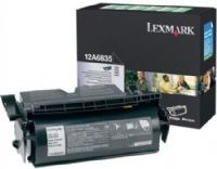 Lexmark 12A6835 Black Laser Print Cartridge For use with T520/522 printers, Up to 20,000 pages @ approximately 5% coverage, New Genuine Original OEM Lexmark Brand, UPC 734646244749 (DM-123D DM 123D DM123-D DM123) 