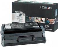 Lexmark 12A7400 Black Return Program Print Cartridge, Works with Lexmark E321 E323 and E323n Printers, 3000 standard pages Declared yield value in accordance with ISO/IEC 19752, New Genuine Original OEM Lexmark Brand (12A-7400 12A 7400 12-A7400 12 A7400) 