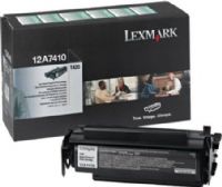 Lexmark 12A7410 Black Return Program Print Cartridge, Works with Lexmark T420d and T420dn Printers, 5000 standard pages Declared yield value in accordance with ISO/IEC 19752, New Genuine Original OEM Lexmark Brand (12A-7410 12A 7410 12-A7410 12 A7410) 