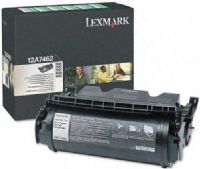 Lexmark 12A7462 High Yield Return Program Print Cartridge, Black, For use with the Lexmark T630, T632, T634 series Laser Printers, Average Cartridge Yield 21000 standard pages, New Genuine Original OEM Lexmark brand, UPC 734646118132 (12A-7462 12A7-462 12A 7462) 