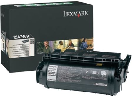 Premium Imaging Products US_12A7469 Black Extra High Yield Return Program Print Cartridge Compatible Lexmark 12A7469 For use with Lexmark X632e, X632, X634dte, X632s, X634e, T632, T632n, T632tn, T632dtn, T634, T634n, T634tn, T634dtn, T632dtnf and T634dtnf Printers, Average Yield 32000 standard pages Declared yield value in accordance with ISO/IEC 19752 (US12A7469 US-12A7469 US 12A7469)