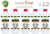 Moda Flame 12PKPHC Bio Ethanol Fireplace Fuel - 1 Quart (12 Bottles); Denaturated Alcohol; For child safety, bitterant is added as a human aversive; Clean, Pure Plant-Based Fuel; 100% Natural Alcohol; Clean Burning Fuel - NO Soot or Hazardous Fumes; No Oil Products Added; This fuel only ships to Continental states of USA; UPC 799928943314 (12PKPHC 12PK-PHC 12-PKPHC) 
