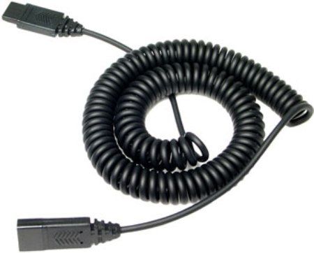 VXI 13018 Model QD 1000 Extension Cord, 10-foot extension cord for quick disconnect model headsets, Fits with VXi V-Series headsets, the extra feet of cord gives you greater mobility, UPC 607972130188 (13-018 130-18 QD1000 QD-1000)