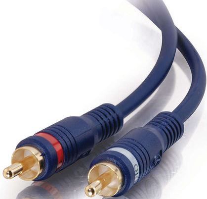 Cables To Go 13033 Velocity 6 Ft RCA Stereo Audio Cable, Color-coded molded connectors and an ultra-flexible jacket enable easy installation, Ultra flexible PVC jacket, 24K gold plated contacts, Weight 0.280 Lbs, UPC 757120130338 (13-033 130-33)
