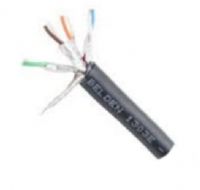 BELDEN1303EPU0101000, Model 1303EPU, 24 AWG, 4-Pair, Cat6a, Catsnake S/FTP Cable; Black; 24 AWG stranded Tinned copper conductors; FPE - Foamed Polyethylene insulation; Individual shield; UPC 612825381785 (BELDEN1303EPU0101000 TRANSMITION CONDUCTION ELECTRICITY WIRE) 