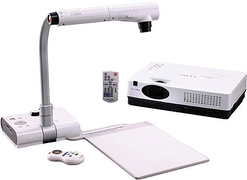 Elmo 1304-22 Model TT-02RX Document Camera and CRP-22 Projector, 30 frames per second real time image, Remote control, High resolution XGA, WXGA, and SXGA from a 1.39 MP CMOS Sensor, Image Mate Software with audio and video recording, 5.2x optical zoom, 8x digital zoom total of 41.6x zoom, Brightness 2200 Lumens (130422 1304 22 130-422 TT02RX CRP22)