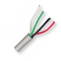 Belden 1308A 1SL1000, Model 1308A, 16 AWG, 4-Conductor, Speaker Cable; White; CL3 AND CM-Rated; 4-16 AWG stranded high conductivity Bare Copper conductors with polyolefin insulation; PVC jacket with sequential footage marking every two feet; For Indoor and Outdoor use; UPC 612825111399 (BTX 1308A1SL1000 1308A 1SL1000 1308A-1SL1000 BELDEN) 