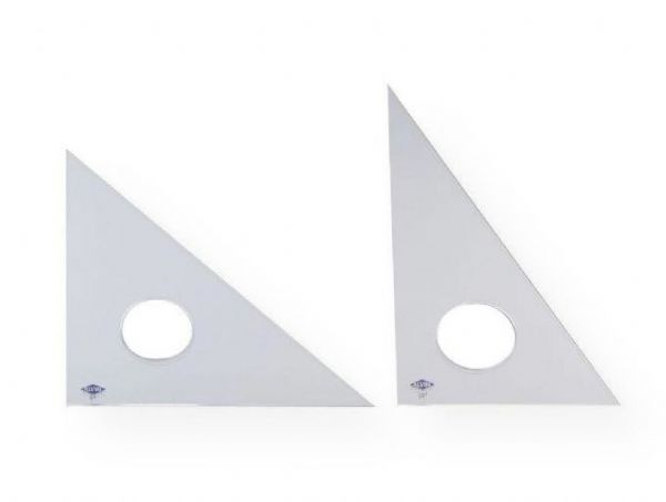 Alvin 130C-6 Clear Professional Acrylic Triangle 30/60 degrees 6