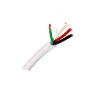 BELDEN1310A1SL1000, Model 1310A, 14 AWG, 4-Conductor, Speaker Cable; White Color; CL3 & CM-Rated; 4-14 AWG stranded High conductivity Bare copper conductors; Polyolefin insulation; PVC jacket with sequential footage marking every two feet; UPC 612825111573 (BELDEN1310A1SL1000 TRANSMISSION CONNECTIVITY AUDIO WIRE) 