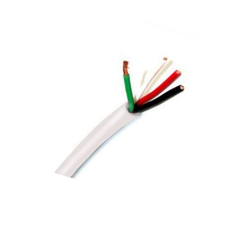 BELDEN1310A1SL1000, Model 1310A, 14 AWG, 4-Conductor, Speaker Cable; White Color; CL3 & CM-Rated; 4-14 AWG stranded High conductivity Bare copper conductors; Polyolefin insulation; PVC jacket with sequential footage marking every two feet; UPC 612825111573 (BELDEN1310A1SL1000 TRANSMISSION CONNECTIVITY AUDIO WIRE)