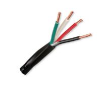 BELDEN1312A010500, Model 1312A, 4-Conductor, 12 AWG, Speaker Cable; Black Color; CL3 and CM Rated, 4-12 AWG stranded high conductivity bare copper conductors with polyolefin insulation; PVC jacket with sequential footage marking every two feet; UPC 612825111672 (BELDEN1312A010500 TRANSMISSION CONNECTIVITY CONDUCTOR WIRE) 