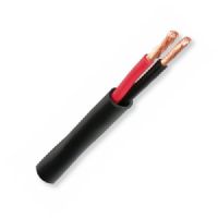 BELDEN1313A0101000, Model 1313A, 10 AWG, 2-Conductor, Speaker Cable; Black Color; CL3-CM-Rated; 10 AWG Stranded high conductivity Bare copper conductors; Polyolefin insulation; PVC jacket; UPC 612825111726 (BELDEN1313A0101000 TRANSMISSION CONNECTIVITY WIRE PLUG) 
