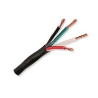 BELDEN1317SB0101000, Model 1317SB, 12 AWG, 4-Conductor, Shipboard Speaker Cable; Black; CMG-LS_Rated; 12 AWG Tinned Copper stranded conductors; Polypropylene insulation; LSZH jacket with ripcord; UPC 612825111801 (BELDEN1317SB0101000 TRANSMISSION CONNECTIVITY WIRE PLUG)  