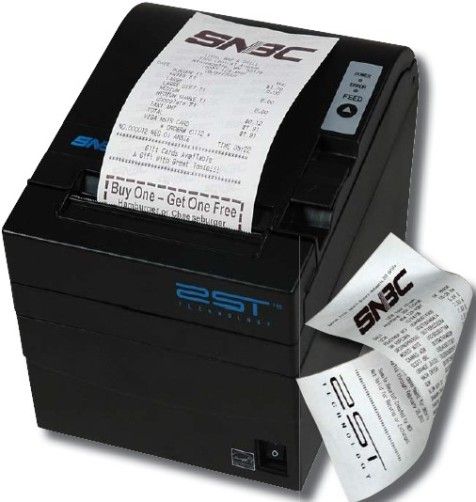 SNBC 132057 Model BTP-R990 Two-Sided Printing Thermal Receipt Printer with USB+Parallel Interface, Up To 310mm per Second Print Speed, 2ST Printers Use 32% Less Energy Than Single-Sided Printers, 5%~25% Reduction in Net Paper Costs, Increased Throughput and Productivity from Fewer Paper Roll Changes (13-2057 132-057 1320-57 BTPR990 BTP R990 BTPR-990)