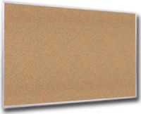 Ghent 1334-1 Aluminum Frame Traditional Cork Bulletin Board 36" x 46.5"; Push pins, staples, or tacks can be easily inserted and hold firmly; Natural tan cork bulletin boards withstand the wear and tear of repeated tacking; Cork surface is self-healing and will maintain its smooth, attractive appearance for years; UPC 014935056087 (GHENT13341 GHENT 13341 GHENT-13341) 