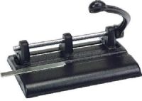 Martin Yale 1340PB Master 1000 Series Adjustable 40-Sheet 3-Hole Paper Punch with Power Handle, 13/32" Punch Head Diameter, Lever handle provides easier punching, Punches through up to 40 sheets of 20# Bond stock, Adjustable punch heads for convenient 2-3 hole punching (1340P 1340 015086204303) 