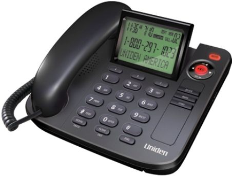 Uniden 1360BK Desktop Corded Caller ID Phone, Black, Speakerphone with Mute, Caller ID/Call Waiting, 60 Caller ID Memory, Large Adjustable View Angle LCD Display, Power Failure Protection, 4 Level Handset Volume & 8 Level Base Speaker, Hi/Lo/Off Ringer Settings, Call Duration Timer, 10 Phonebook Memory, 3 One-Touch Memory Keys, Trilingual Function Menus, Desk or Wall Mountable, UPC 050633330067 (1360-BK 1360 BK)